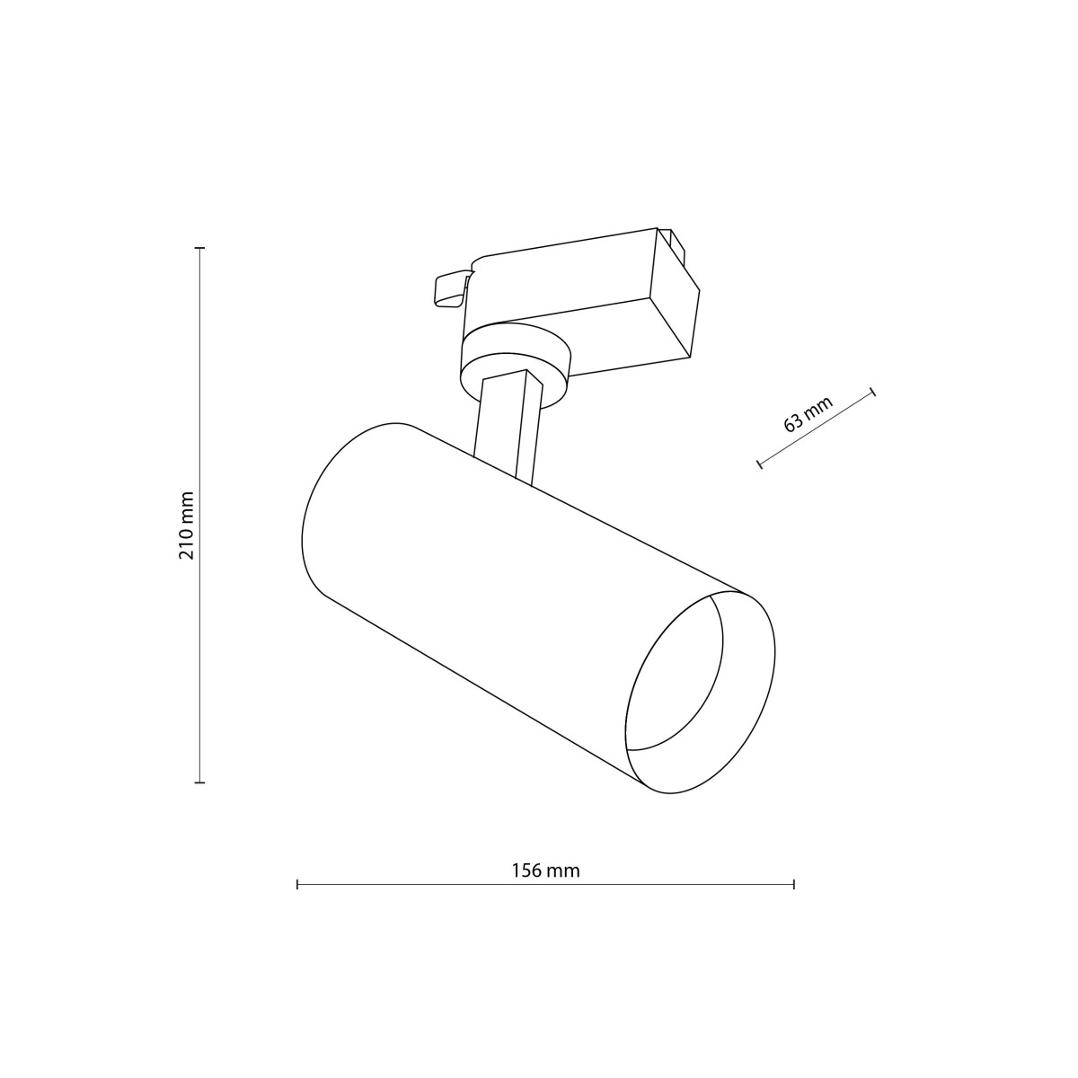 Systemy szynowe TK-Lighting TRACER TKL18179 kolor - biały - transparentny styl Nowoczesny