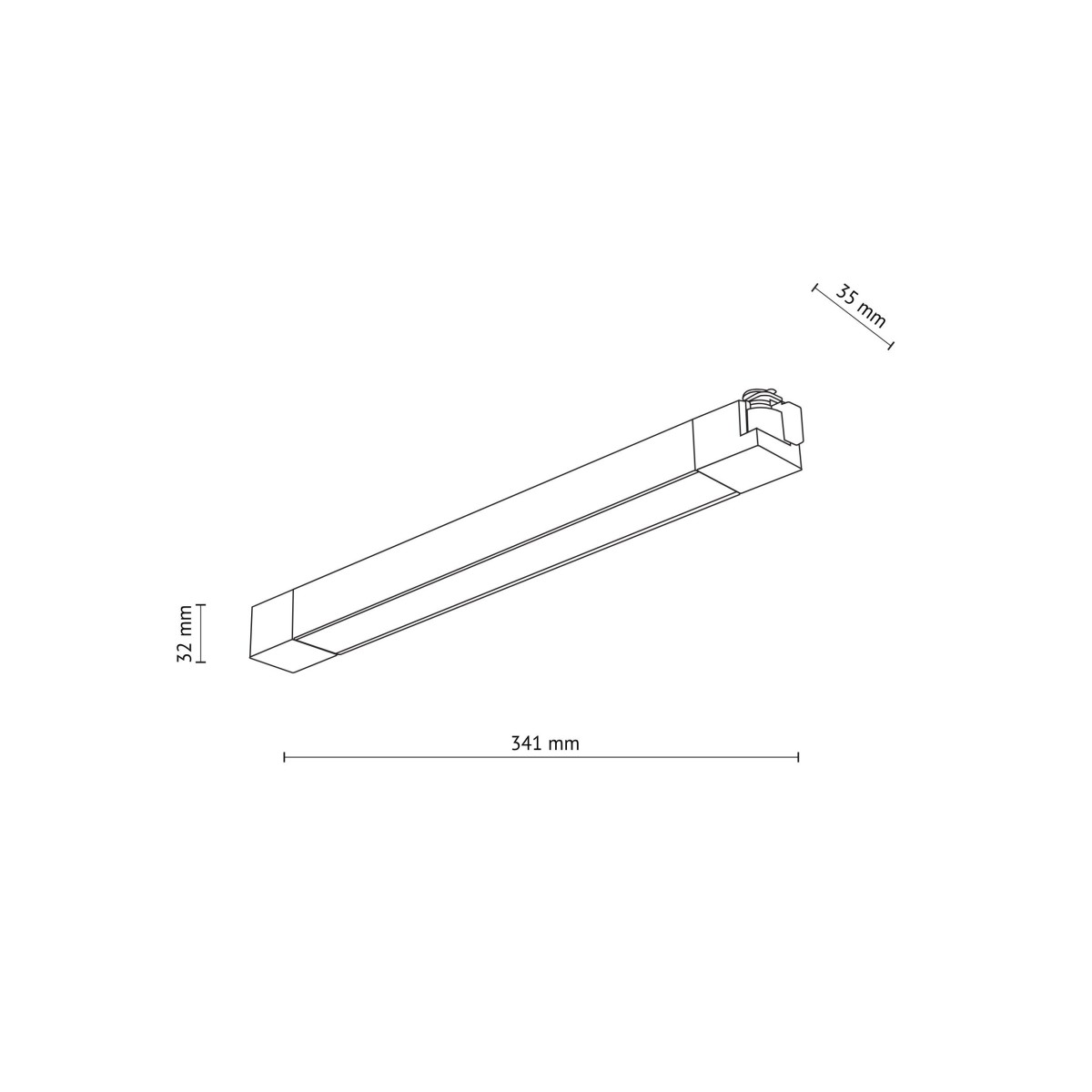 Systemy szynowe TK-Lighting TRACER TKL18191  Lampa sufitowa kolor - biały styl Nowoczesny