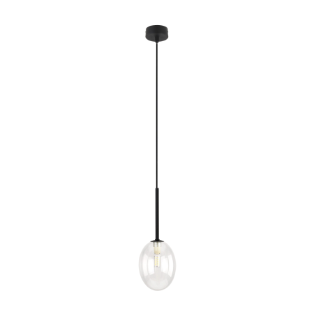 Lampa wisząca TK-Lighting PEARL TKL10835  Lampa sufitowa kolor - czarny - transparentny styl Nowoczesny  Glamour