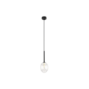 Lampa wisząca TK-Lighting PEARL TKL10835  Lampa sufitowa kolor - czarny - transparentny styl Nowoczesny  Glamour