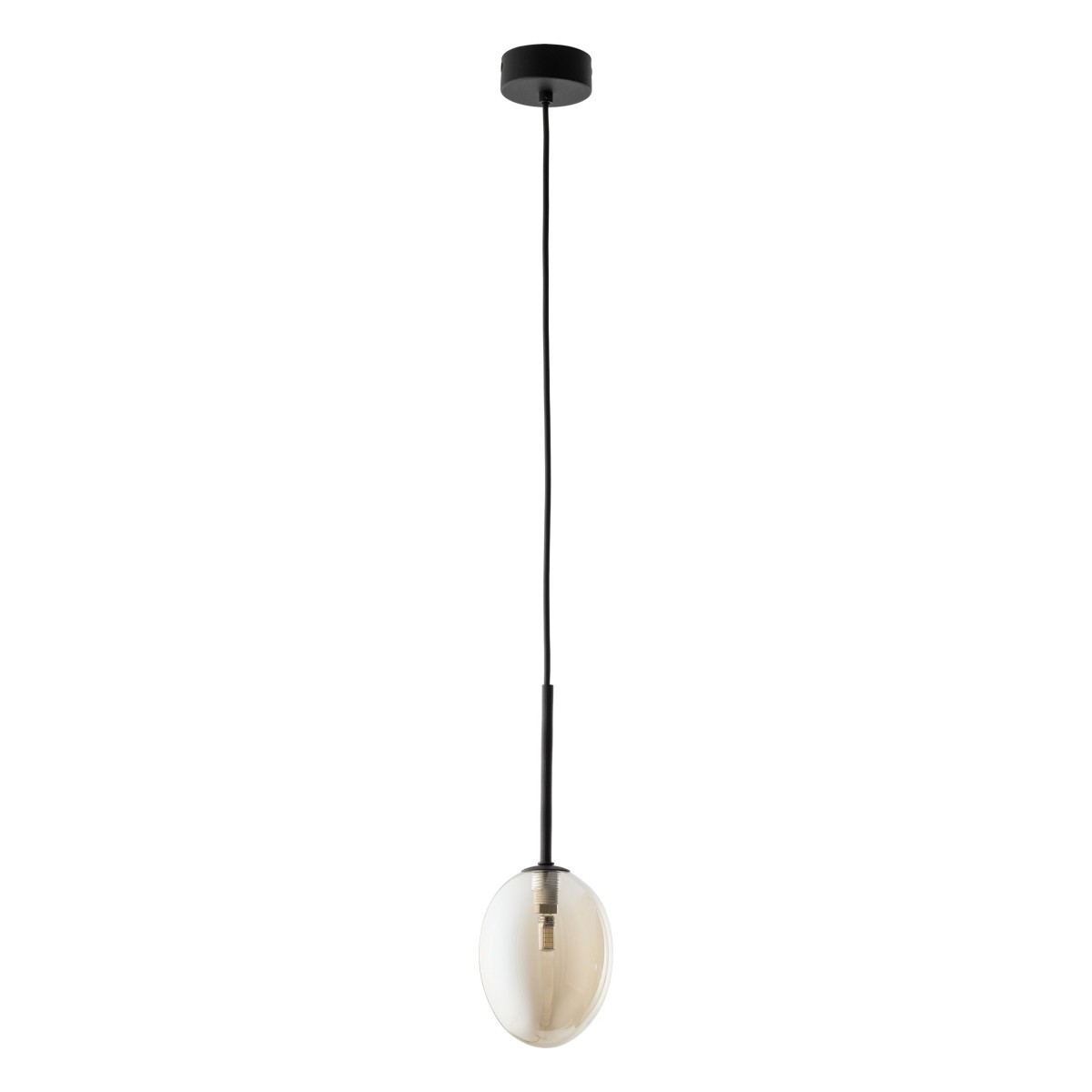 Lampa wisząca TK-Lighting PEARL TKL10831 kolor - czarny - koniak styl Nowoczesny  Glamour