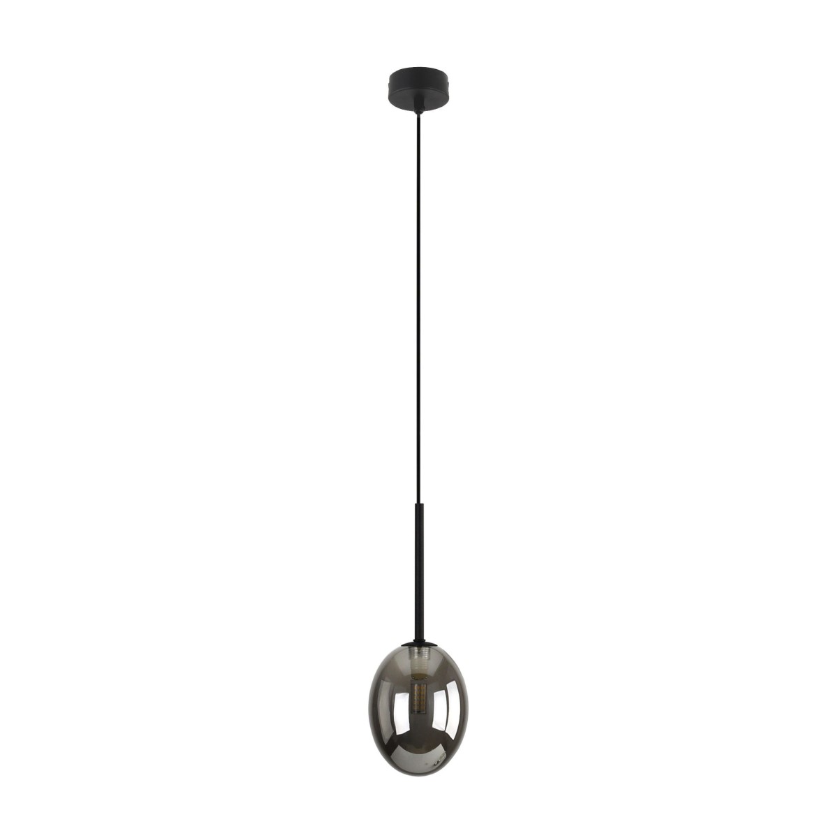 Lampa wisząca TK-Lighting PEARL TKL10827  Lampa sufitowa kolor - czarny - grafitowy styl Nowoczesny  Glamour