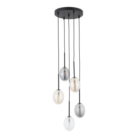 Lampa wisząca TK-Lighting PEARL TKL10844 kolor - czarny - multikolor styl Nowoczesny  Glamour