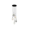 Lampa wisząca TK-Lighting PEARL TKL10844 kolor - czarny - multikolor styl Nowoczesny  Glamour