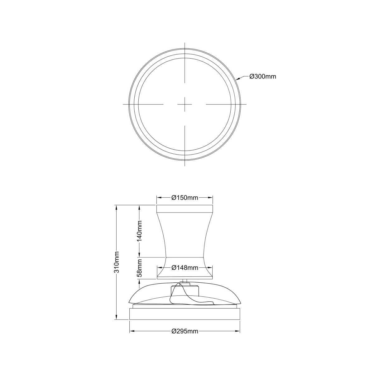 Lampa sufitowa TK-Lighting BREEZE TKL18198 kolor - biały styl Nowoczesny