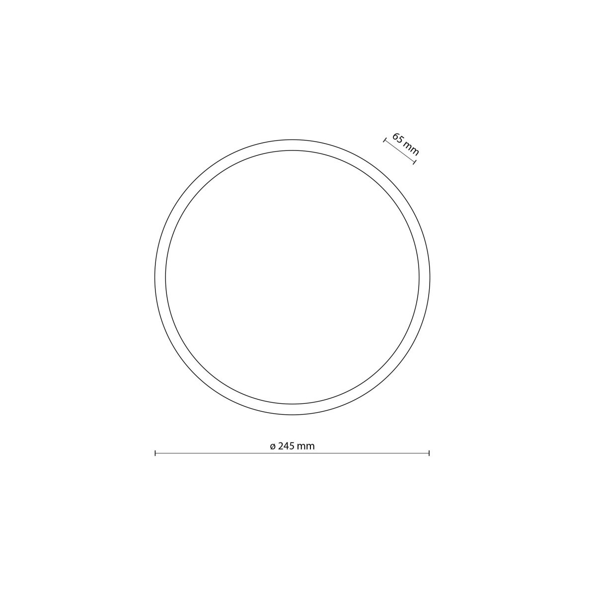 Lampa sufitowa TK-Lighting SFERIS TKL18187  Lampa ścienna kolor - czarny - biały styl Nowoczesny