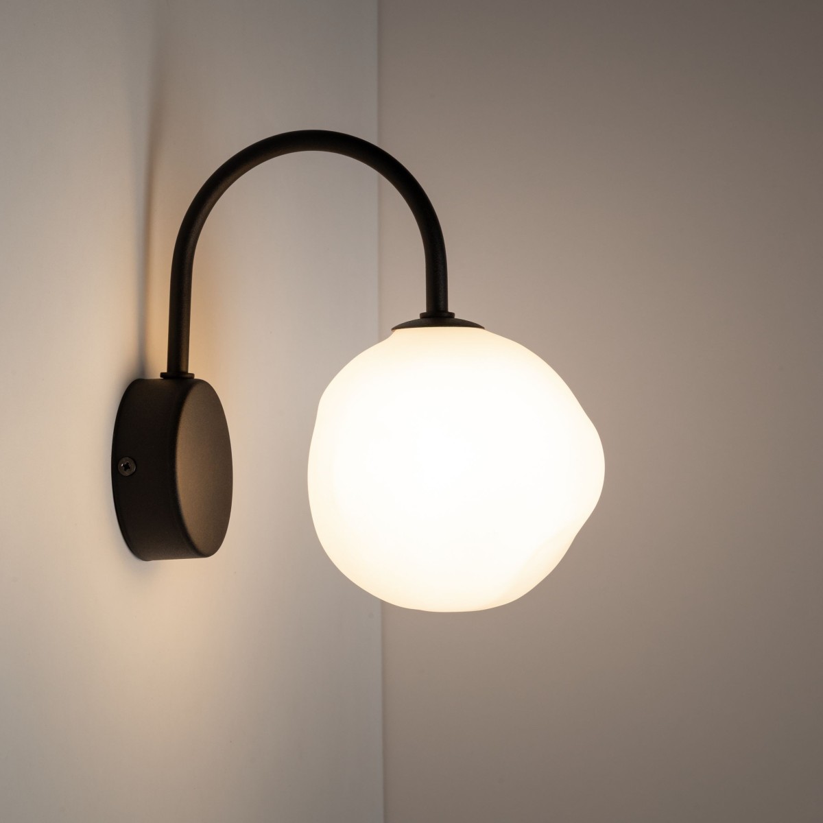 Lampa ścienna TK-Lighting MISTY TKL11016  Kinkiet kolor - czarny - biały styl Nowoczesny  Glamour
