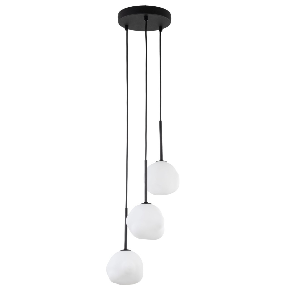 Lampa wisząca TK-Lighting MISTY TKL11018  Lampa sufitowa kolor - czarny - biały styl Nowoczesny