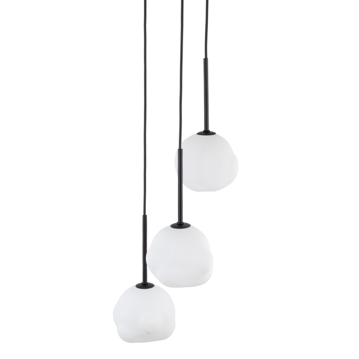 Lampa wisząca TK-Lighting MISTY TKL11018  Lampa sufitowa kolor - czarny - biały styl Nowoczesny