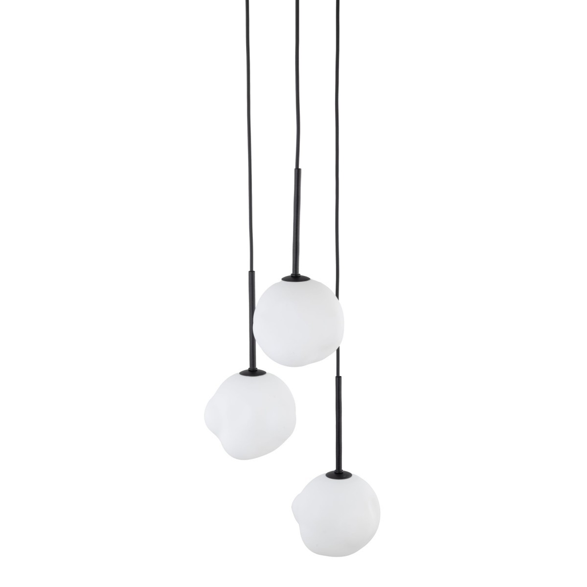 Lampa wisząca TK-Lighting MISTY TKL11018  Lampa sufitowa kolor - czarny - biały styl Nowoczesny