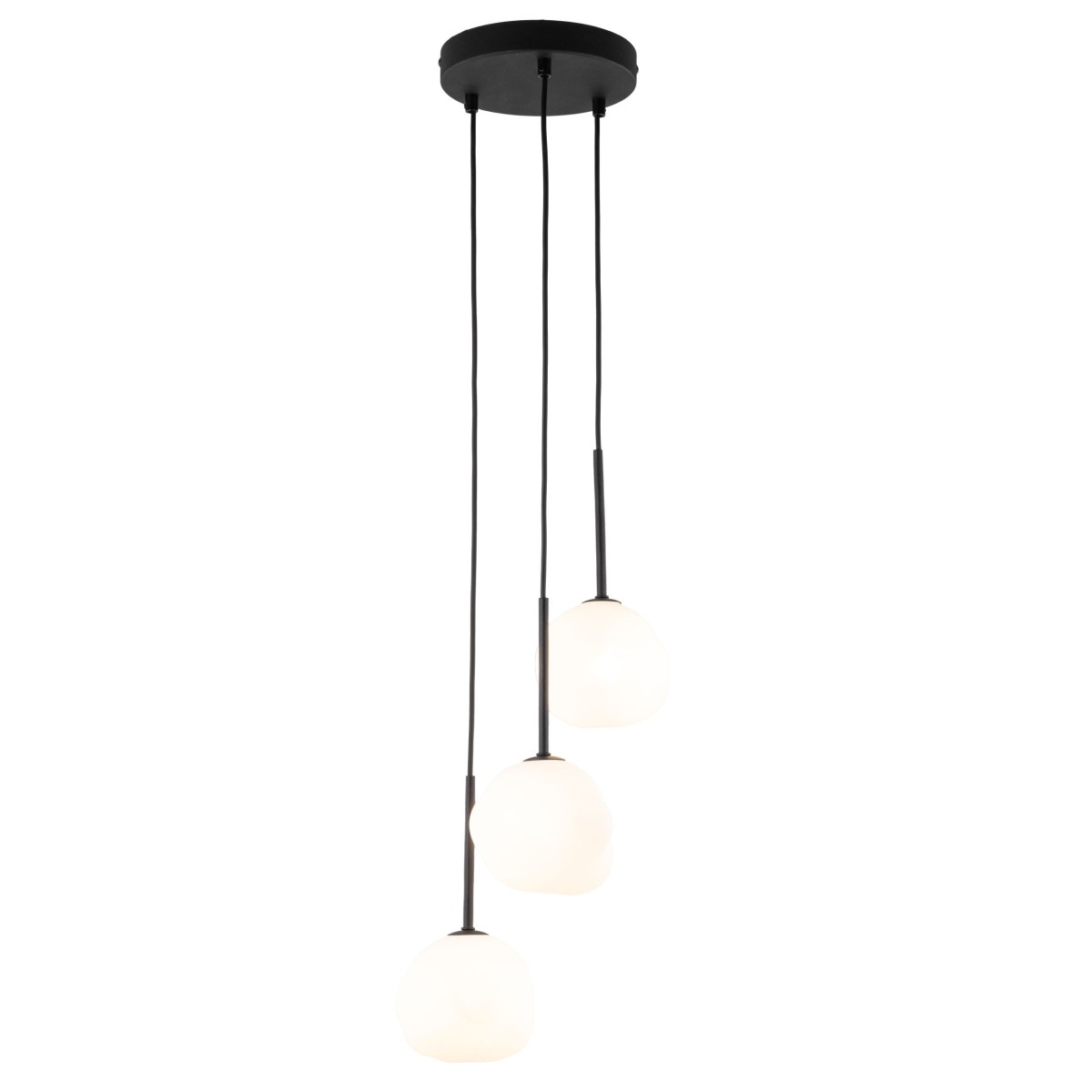 Lampa wisząca TK-Lighting MISTY TKL11018  Lampa sufitowa kolor - czarny - biały styl Nowoczesny