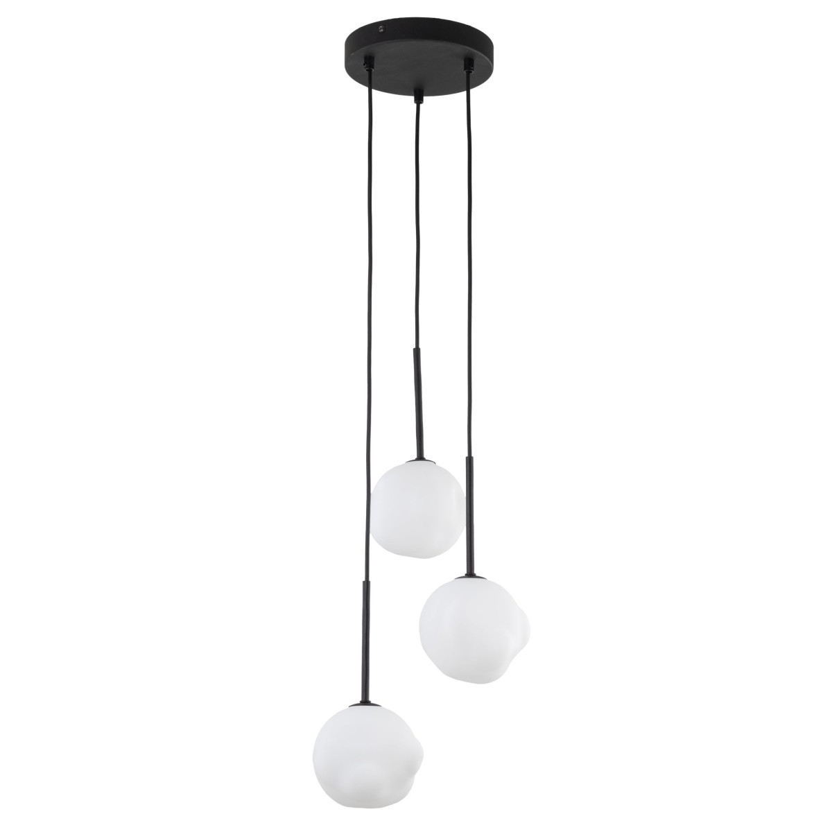 Lampa wisząca TK-Lighting MISTY TKL11018  Lampa sufitowa kolor - czarny - biały styl Nowoczesny