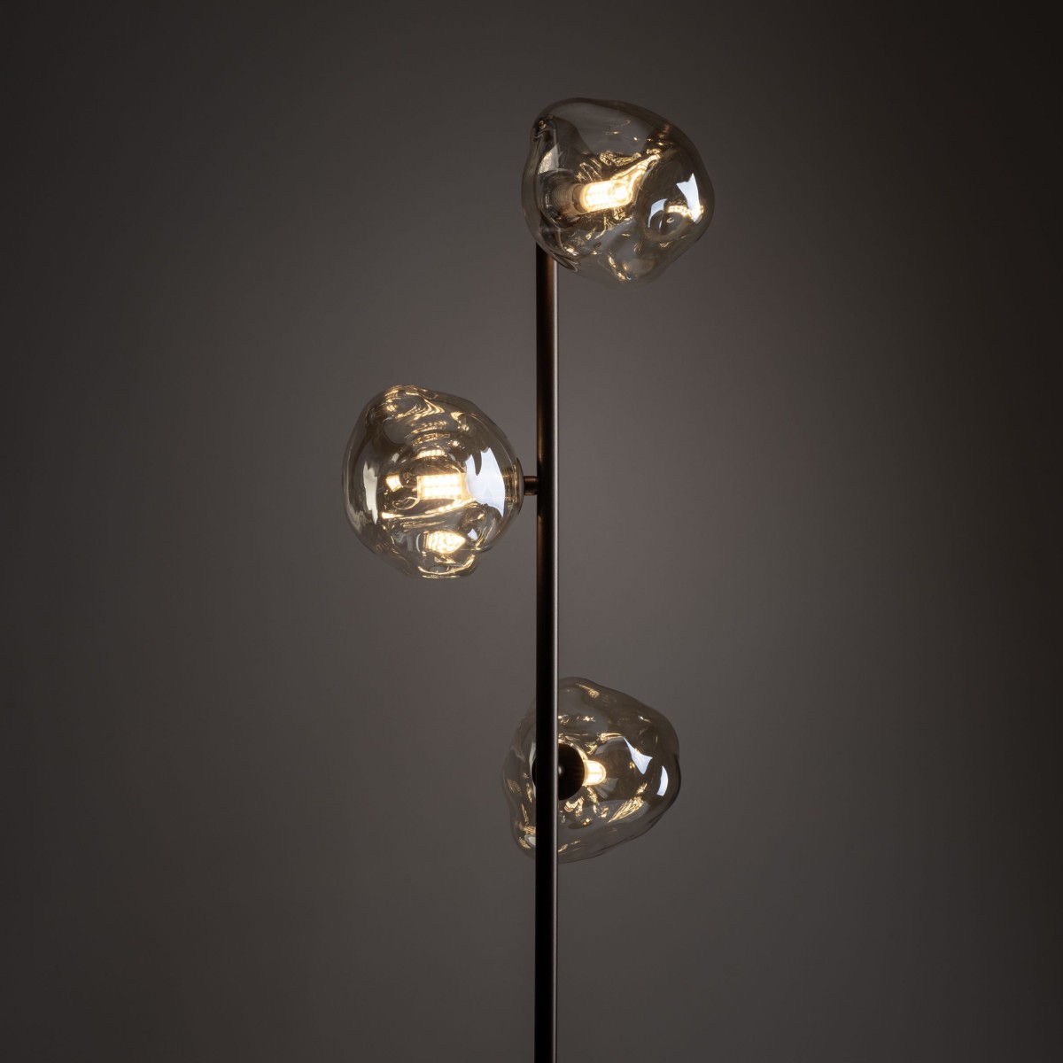 Lampa podłogowa TK-Lighting LAVA TKL16150 kolor - brązowy - koniak styl Glamour