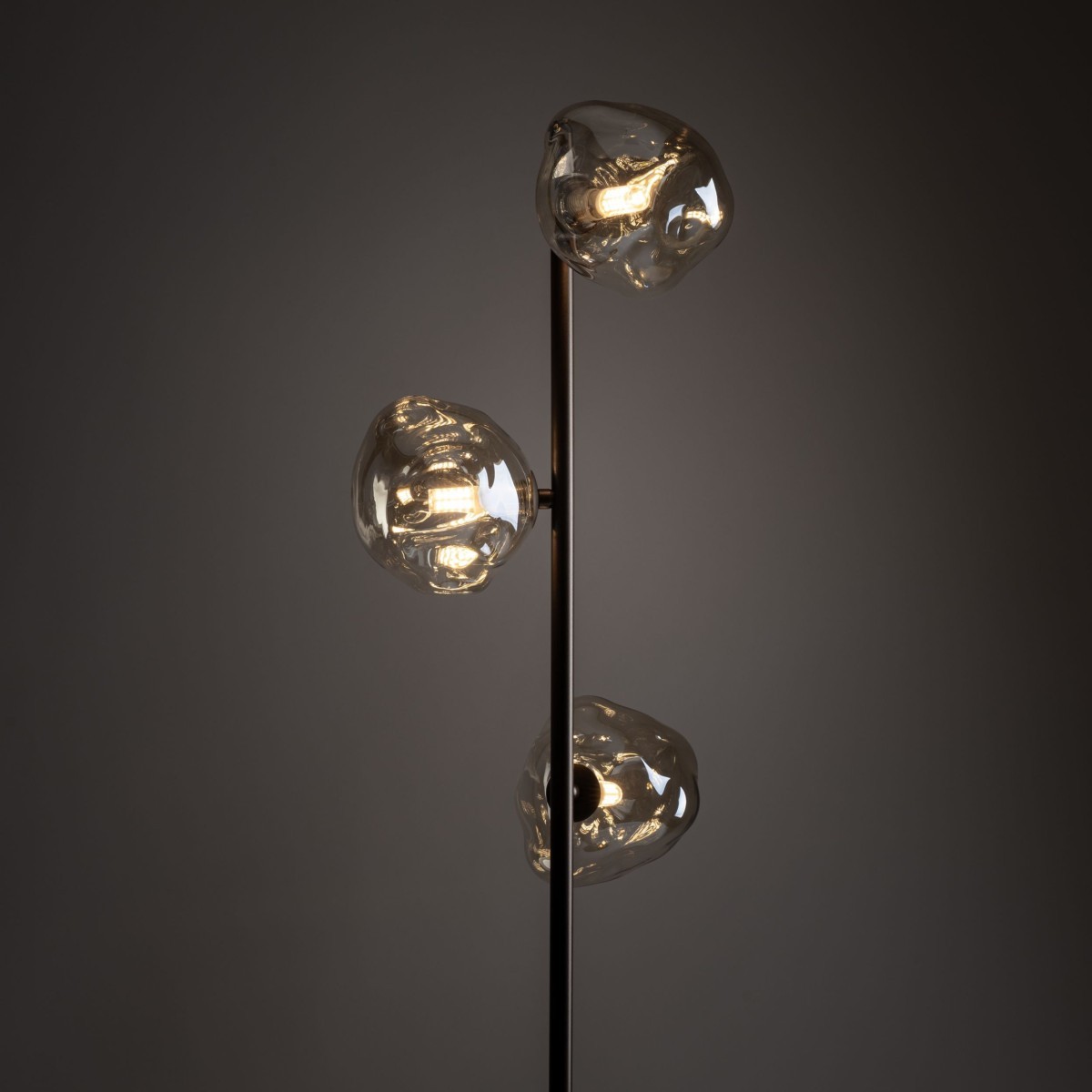 Lampa podłogowa TK-Lighting LAVA TKL16150 kolor - brązowy - koniak styl Glamour