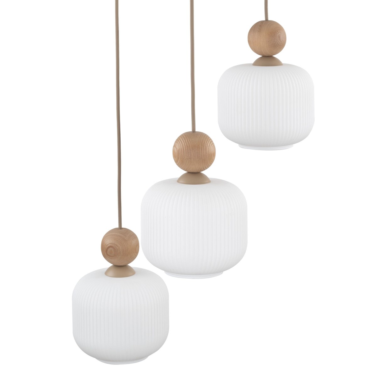 Lampa wisząca TK-Lighting BALLO TKL11050  Lampa sufitowa kolor - sabia - biały styl Glamour
