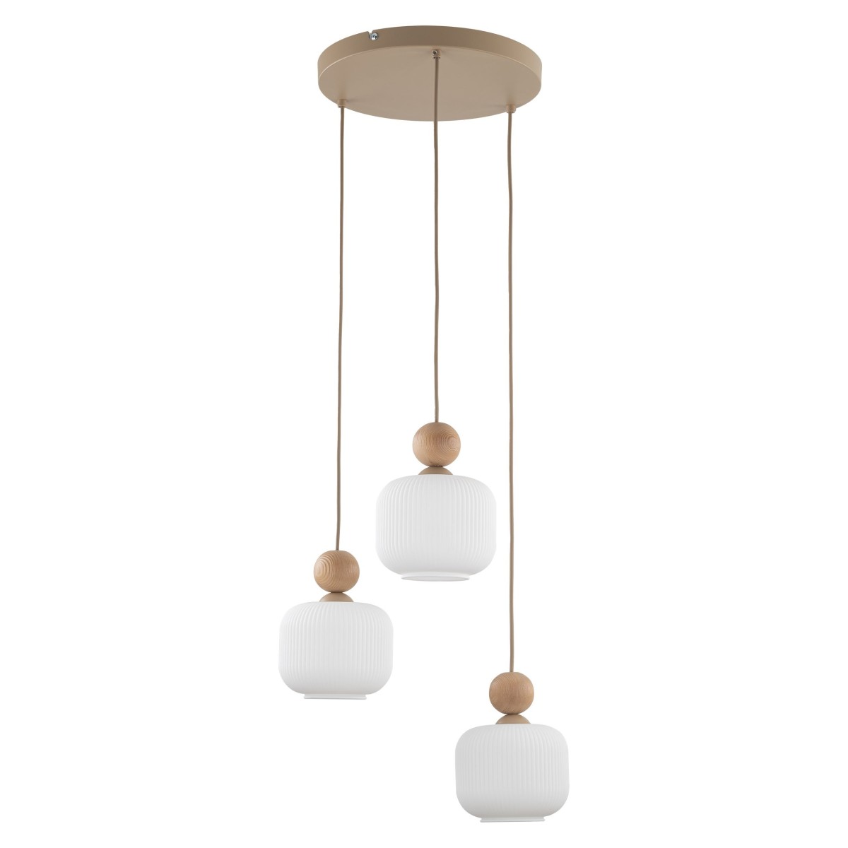 Lampa wisząca TK-Lighting BALLO TKL11050  Lampa sufitowa kolor - sabia - biały styl Glamour