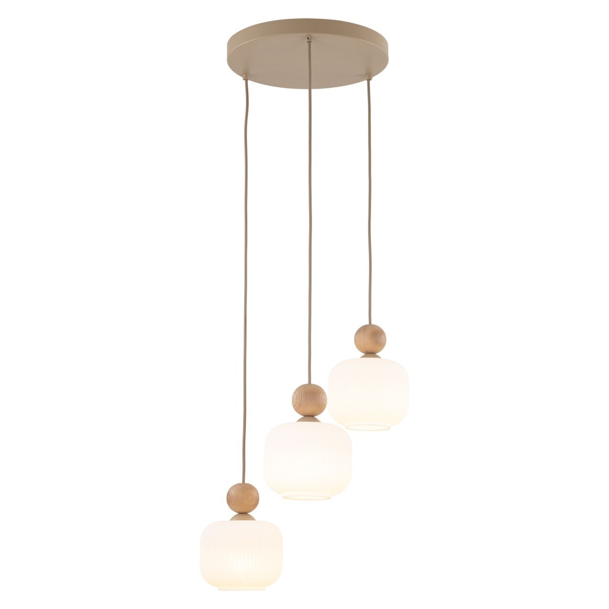 Lampa wisząca TK-Lighting BALLO TKL11050  Lampa sufitowa kolor - sabia - biały styl Glamour