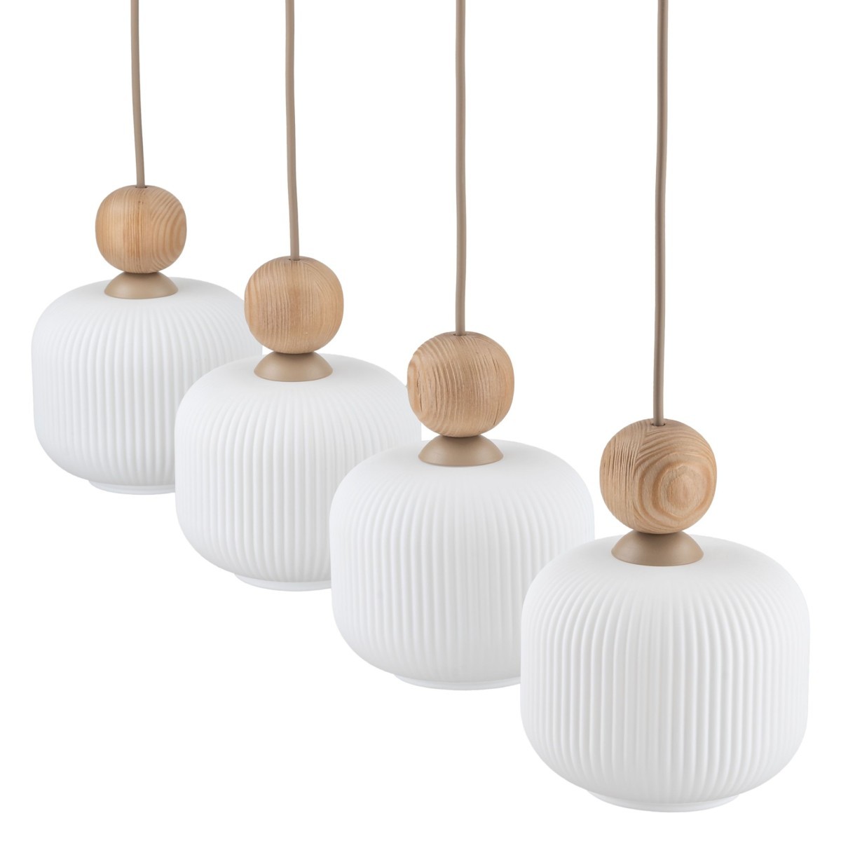 Lampa wisząca TK-Lighting BALLO TKL11051 kolor - biały styl Glamour