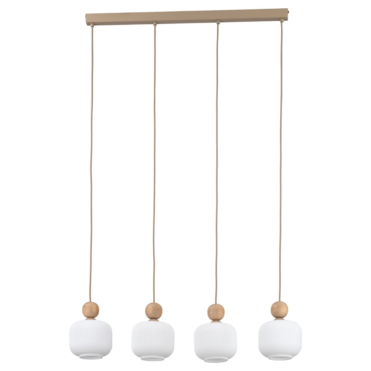 Lampa wisząca TK-Lighting BALLO TKL11051 kolor - biały styl Glamour