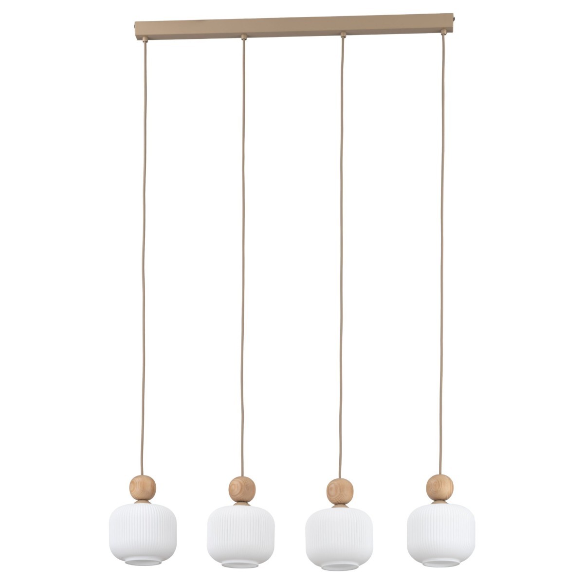 Lampa wisząca TK-Lighting BALLO TKL11051 kolor - biały styl Glamour