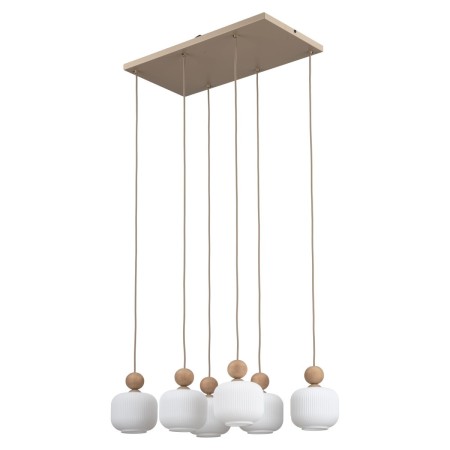 Lampa wisząca TK-Lighting BALLO TKL11052  Lampa sufitowa kolor - sabia - biały styl Glamour