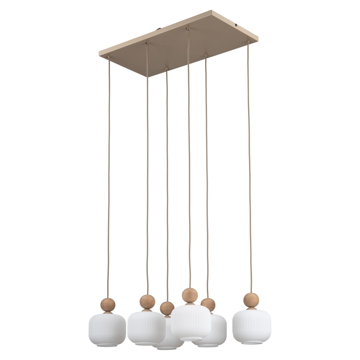 Lampa wisząca TK-Lighting BALLO TKL11052  Lampa sufitowa kolor - sabia - biały styl Glamour