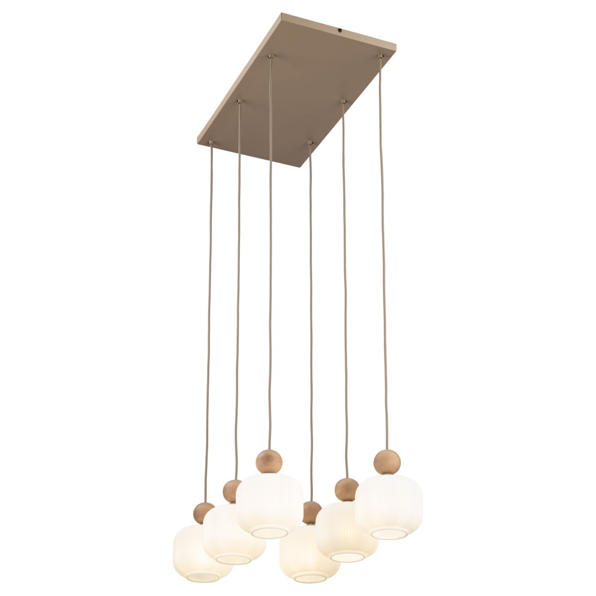 Lampa wisząca TK-Lighting BALLO TKL11052  Lampa sufitowa kolor - sabia - biały styl Glamour