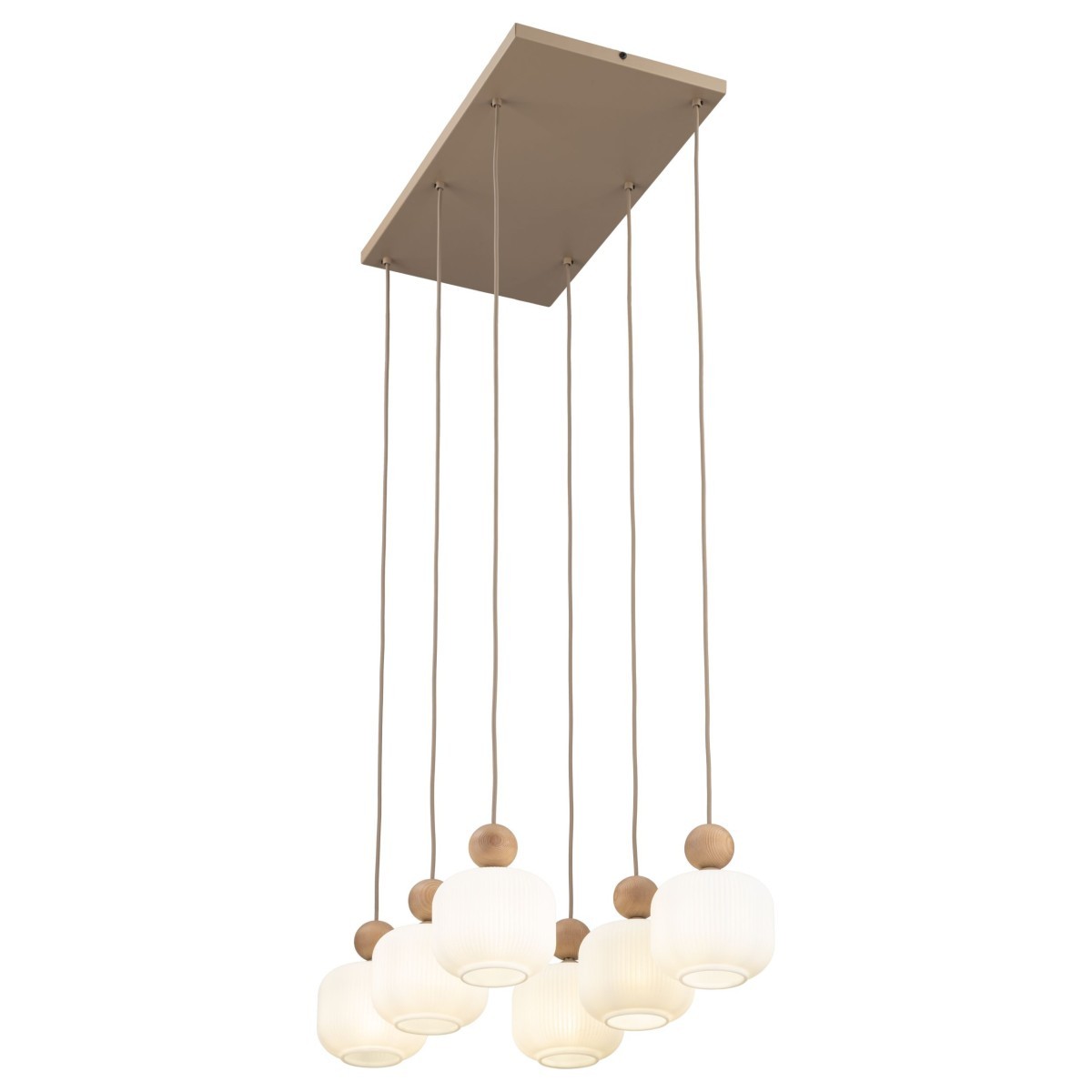 Lampa wisząca TK-Lighting BALLO TKL11052  Lampa sufitowa kolor - sabia - biały styl Glamour