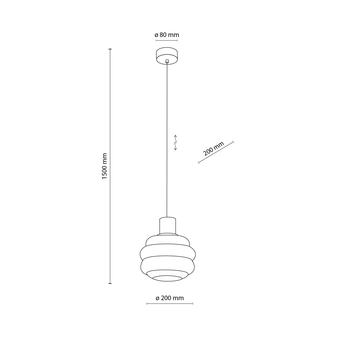 Lampa wisząca TK-Lighting MELIA TKL11090  Lampa sufitowa kolor - sabia - biały styl Klasyczny