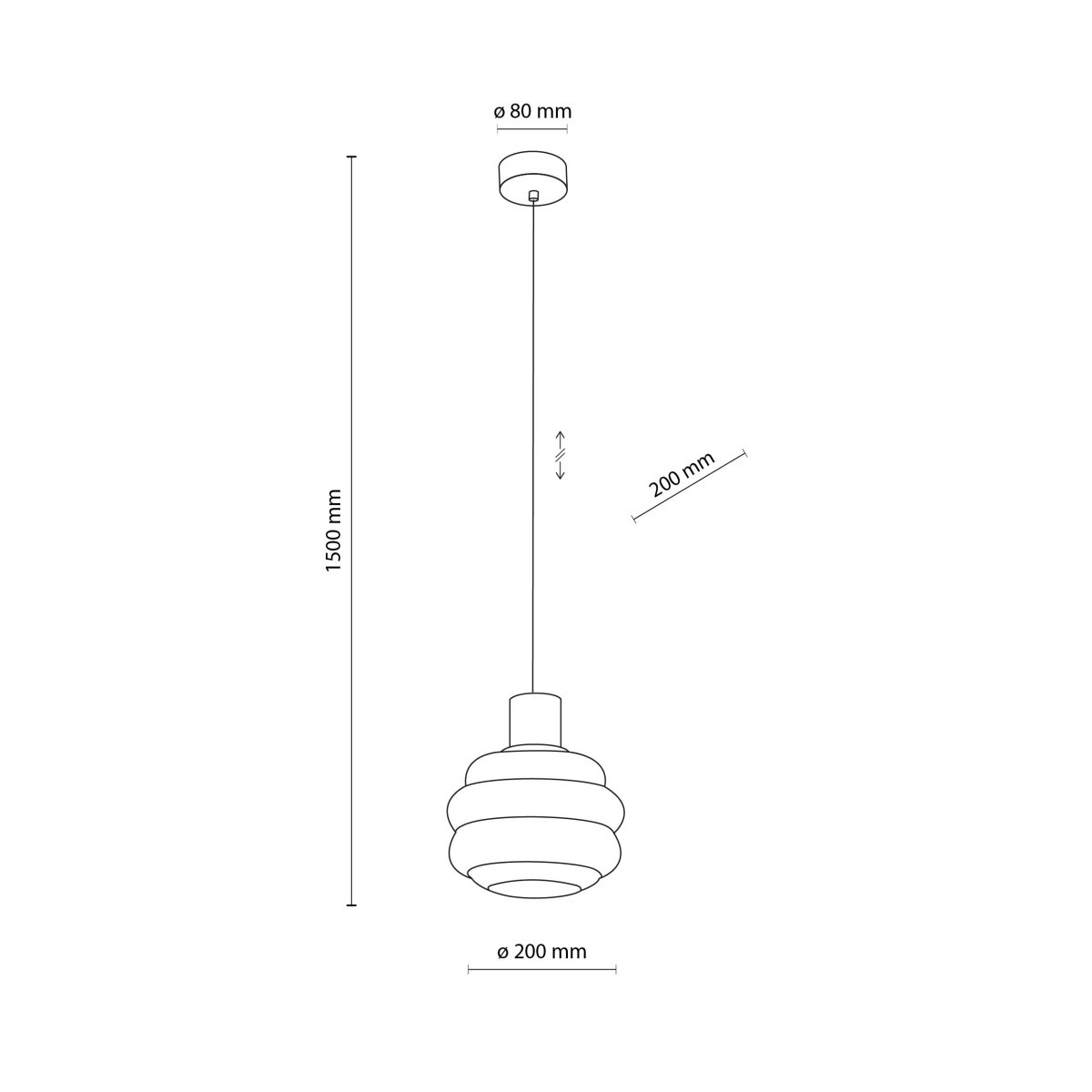Lampa wisząca TK-Lighting MELIA TKL11090  Lampa sufitowa kolor - sabia - biały styl Klasyczny