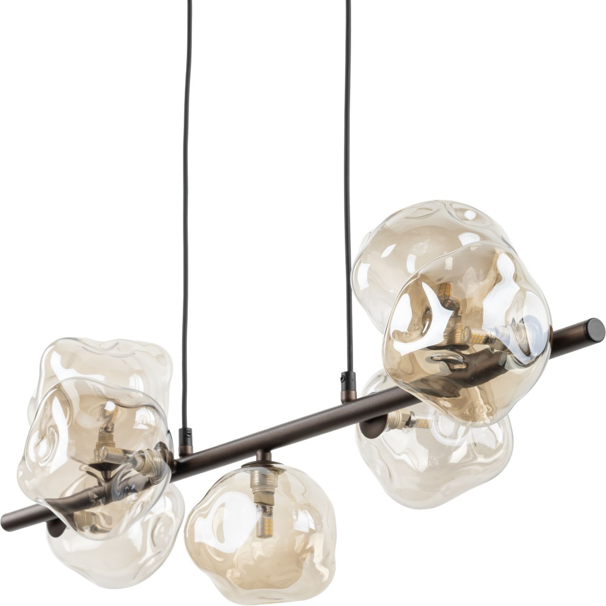 Lampa wisząca TK-Lighting LAVA TKL11033 kolor - brązowy styl Glamour