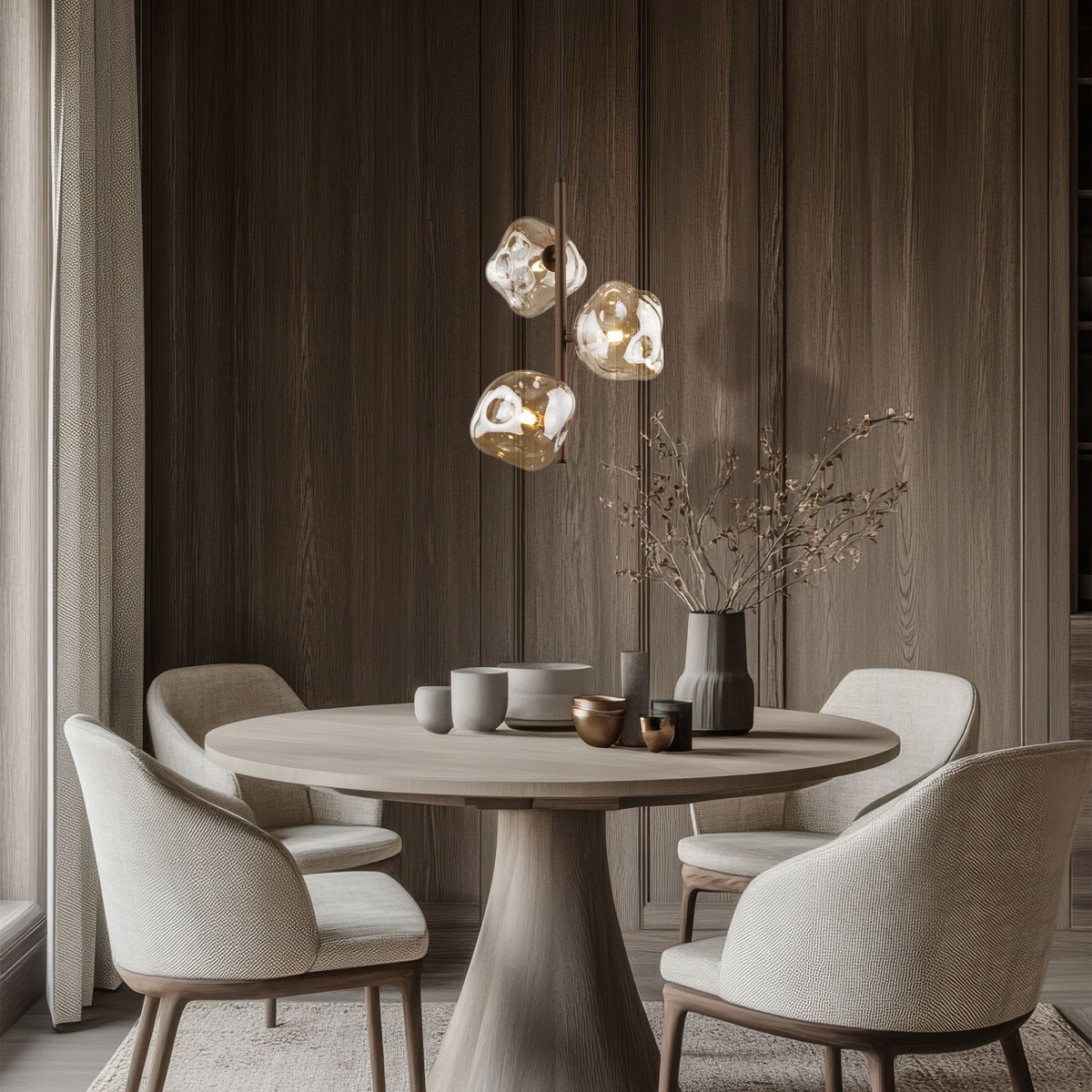 Lampa wisząca TK-Lighting LAVA TKL11036  Lampa sufitowa kolor - brązowy - koniak styl Glamour