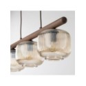 Lampa wisząca TK-Lighting SALVIA TKL11069  Lampa sufitowa kolor - brązowy - koniak styl Klasyczny