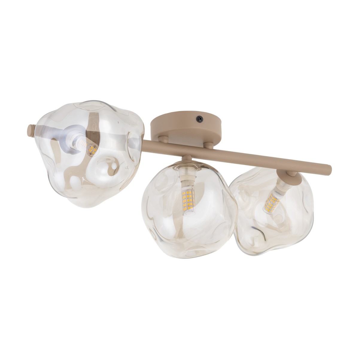 Lampa sufitowa TK-Lighting LAVA TKL11105 kolor - sabia - koniak styl Glamour