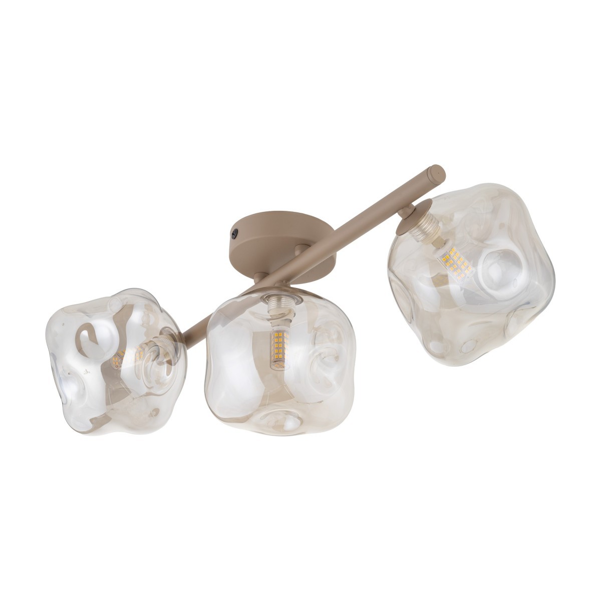 Lampa sufitowa TK-Lighting LAVA TKL11105 kolor - sabia - koniak styl Glamour