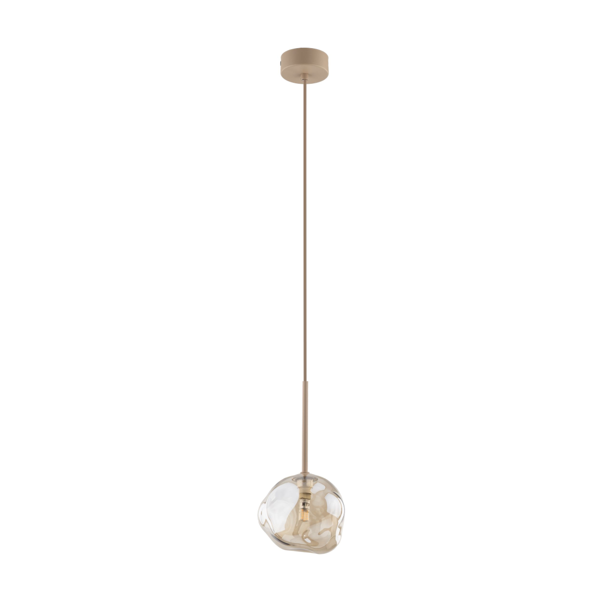 Lampa wisząca TK-Lighting LAVA TKL11106 kolor - sabia - koniak styl Glamour