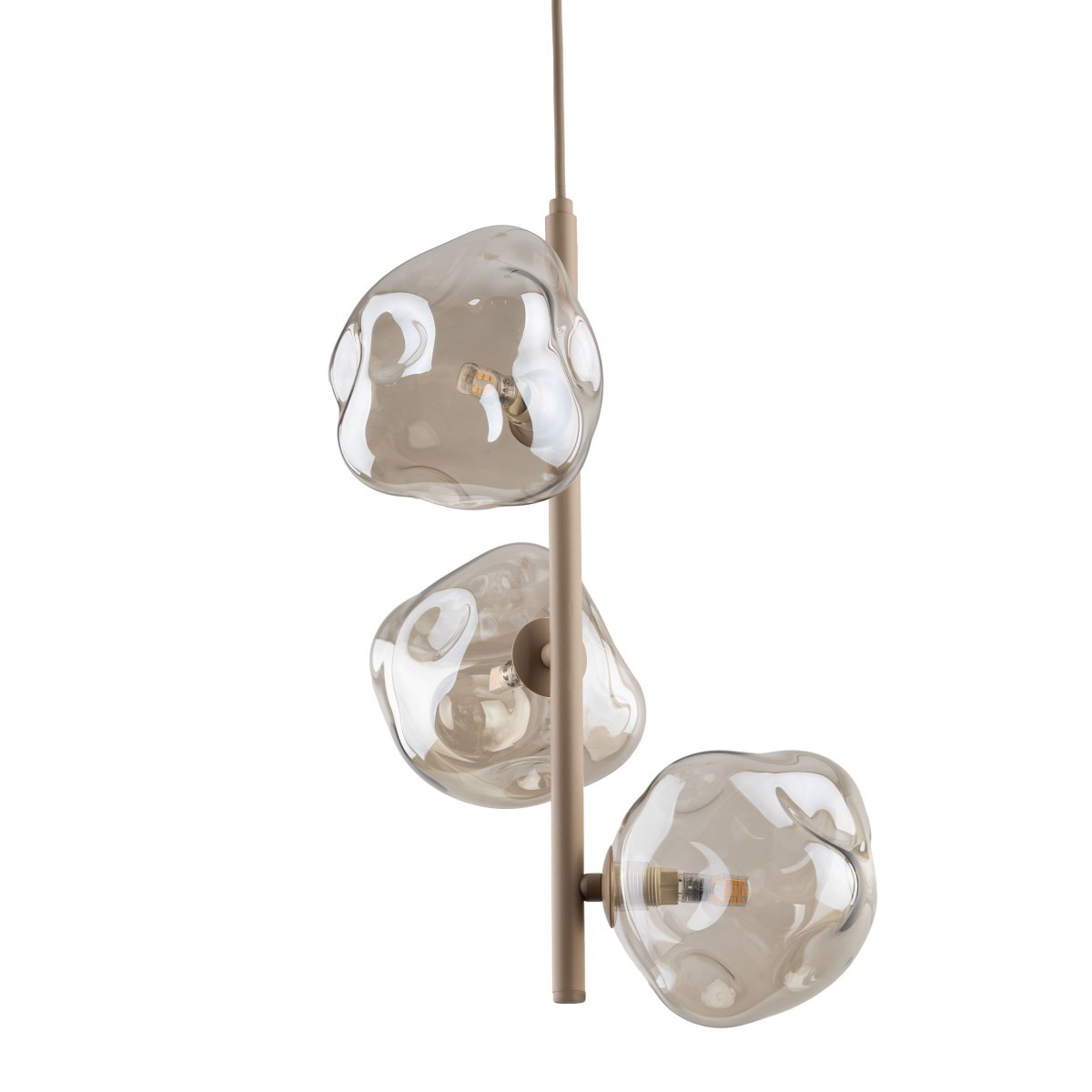 Lampa wisząca TK-Lighting LAVA TKL11107 kolor - sabia - koniak styl Glamour