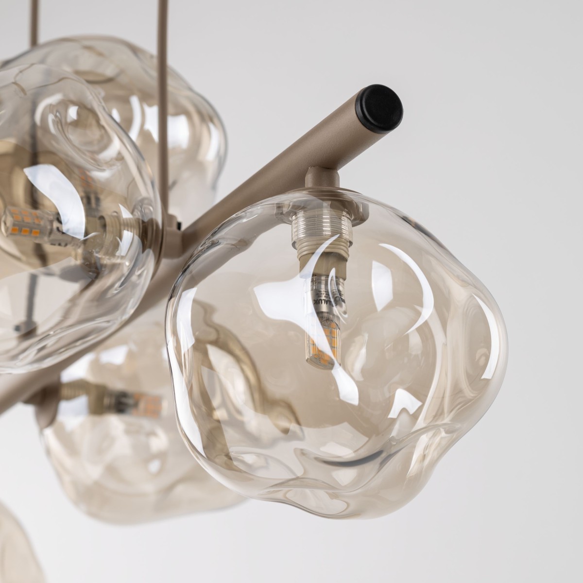 Lampa wisząca TK-Lighting LAVA TKL11111  Lampa sufitowa kolor - sabia - koniak styl Glamour