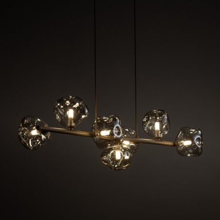 Lampa wisząca TK-Lighting LAVA TKL11109  Lampa sufitowa kolor - sabia - koniak styl Glamour