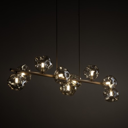 Lampa wisząca TK-Lighting LAVA TKL11110  Lampa sufitowa kolor - sabia - koniak styl Glamour