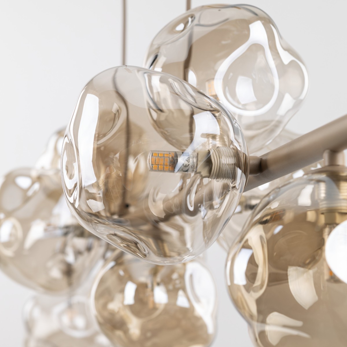 Lampa wisząca TK-Lighting LAVA TKL11110  Lampa sufitowa kolor - sabia - koniak styl Glamour