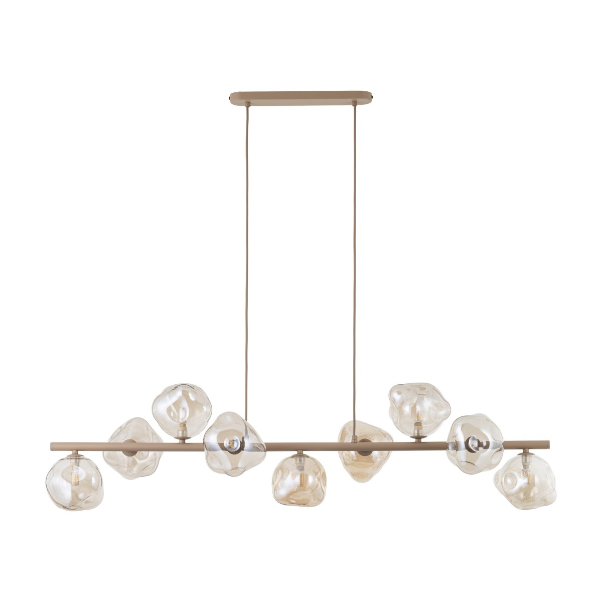 Lampa wisząca TK-Lighting LAVA TKL11110  Lampa sufitowa kolor - sabia - koniak styl Glamour