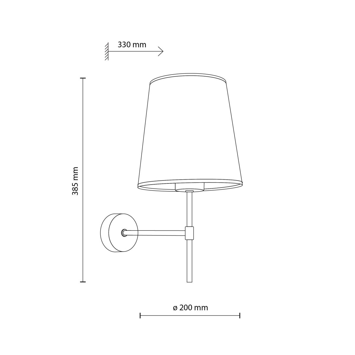 Kinkiet TK-Lighting ELIZABETH TKL11166 kolor - sabia - beżowy styl Klasyczny