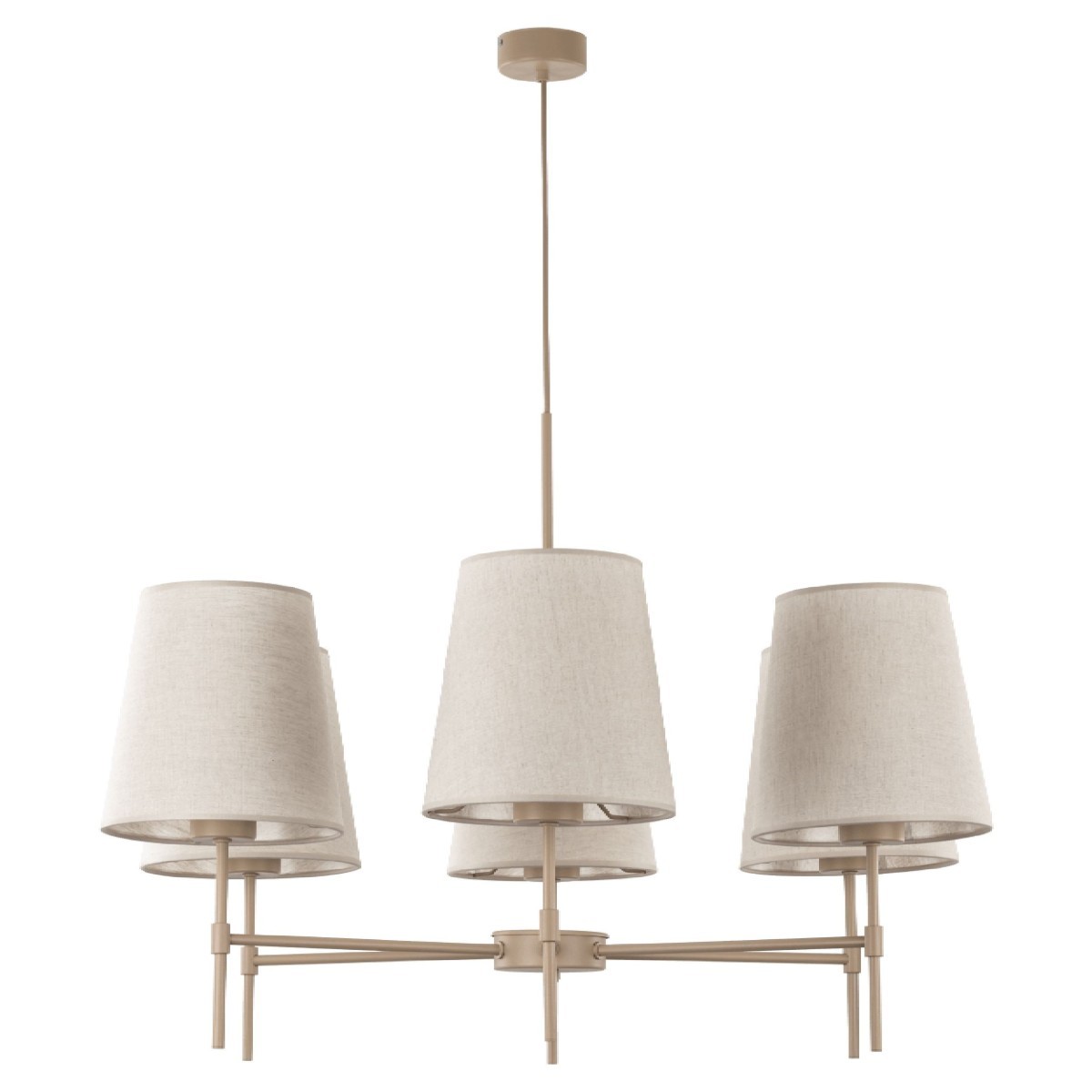 Lampa wisząca TK-Lighting ELIZABETH TKL11167 kolor - sabia - beżowy styl Klasyczny