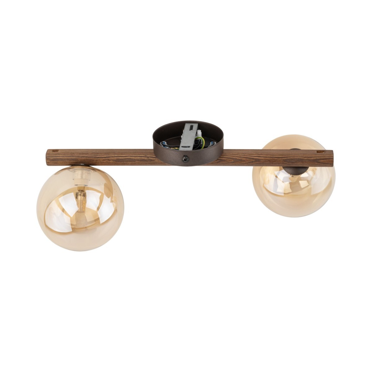 Lampa sufitowa TK-Lighting ESTERA TKL11092  Kinkiet kolor - brązowy - bursztynowy styl Glamour