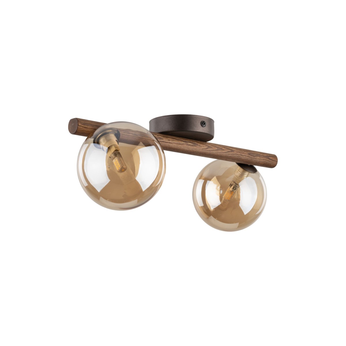 Lampa sufitowa TK-Lighting ESTERA TKL11092  Kinkiet kolor - brązowy - bursztynowy styl Glamour