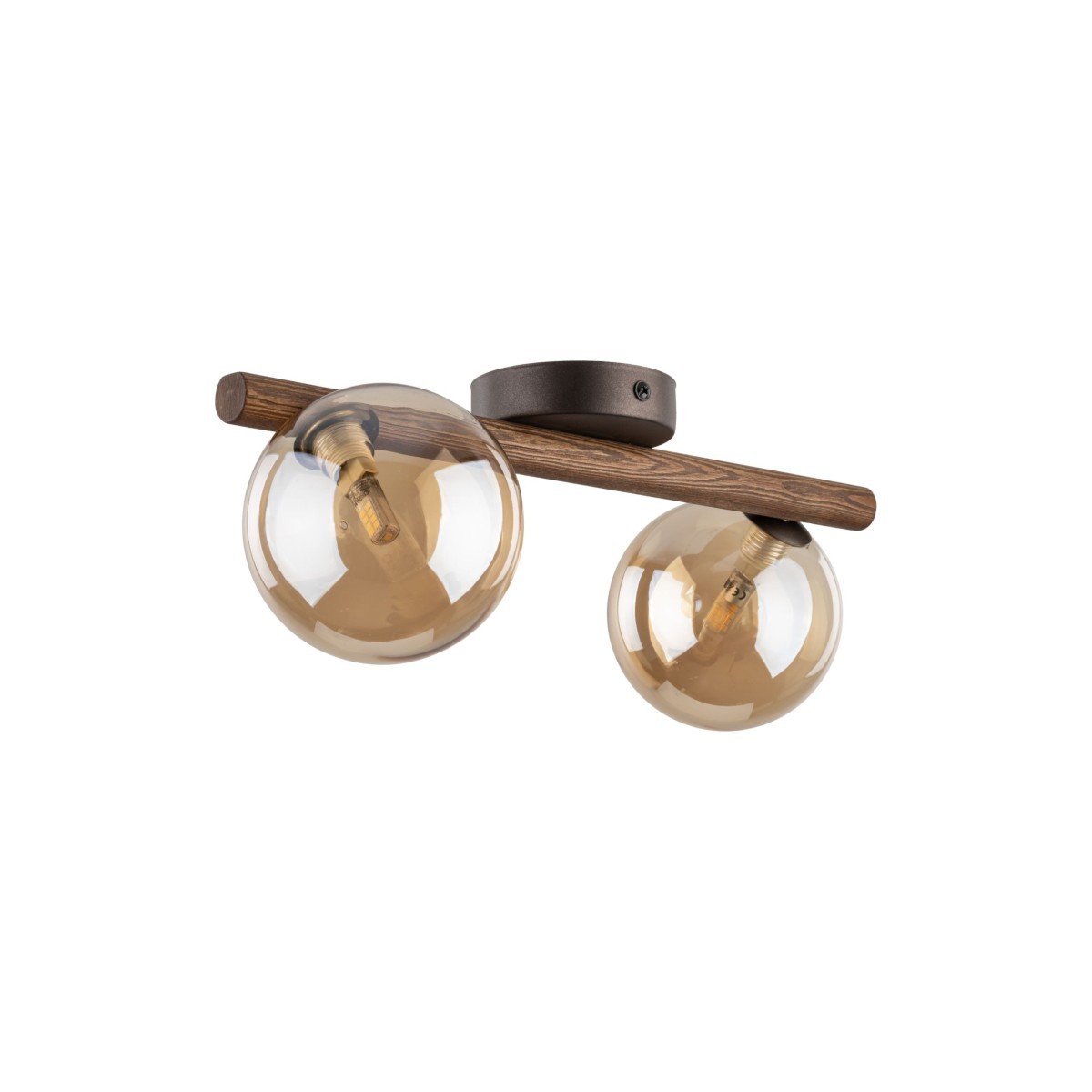 Lampa sufitowa TK-Lighting ESTERA TKL11092  Kinkiet kolor - brązowy - bursztynowy styl Glamour