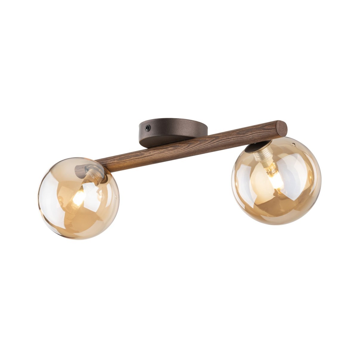 Lampa sufitowa TK-Lighting ESTERA TKL11092  Kinkiet kolor - brązowy - bursztynowy styl Glamour