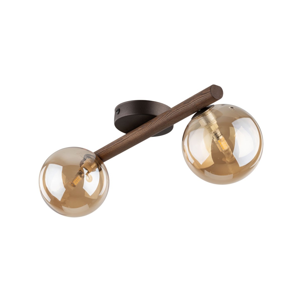 Lampa sufitowa TK-Lighting ESTERA TKL11092  Kinkiet kolor - brązowy - bursztynowy styl Glamour