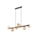 Lampa wisząca TK-Lighting ESTERA TKL11096  Lampa sufitowa kolor - brązowy - bursztynowy styl Glamour